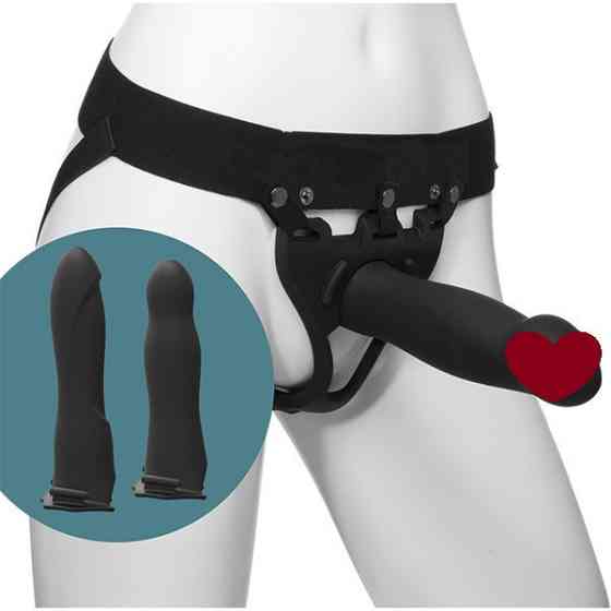 Набор для страпона Doc Johnson Body Extensions - BE Ready - Black Sex Aura Киев