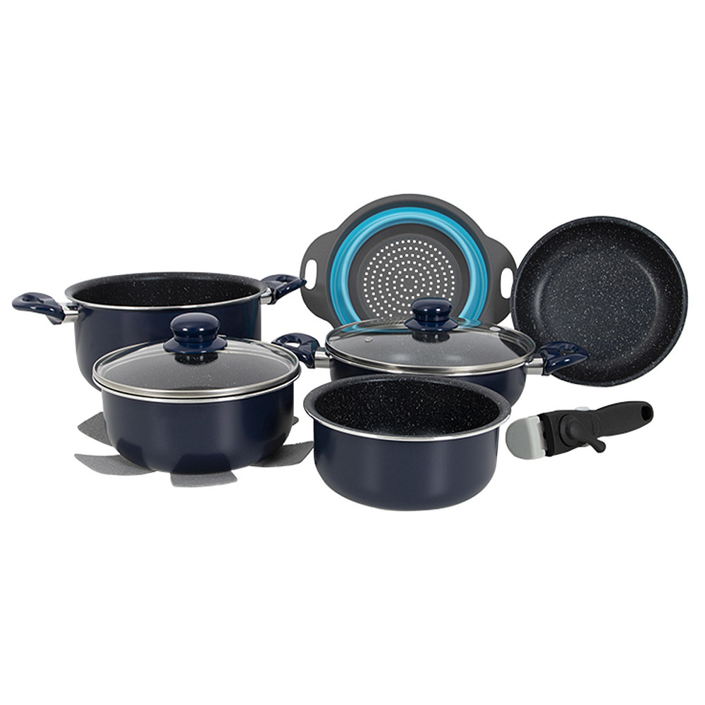 Набор посуды Gimex Cookware Set induction 9 предметов Blue (6977225) Винница - изображение 1