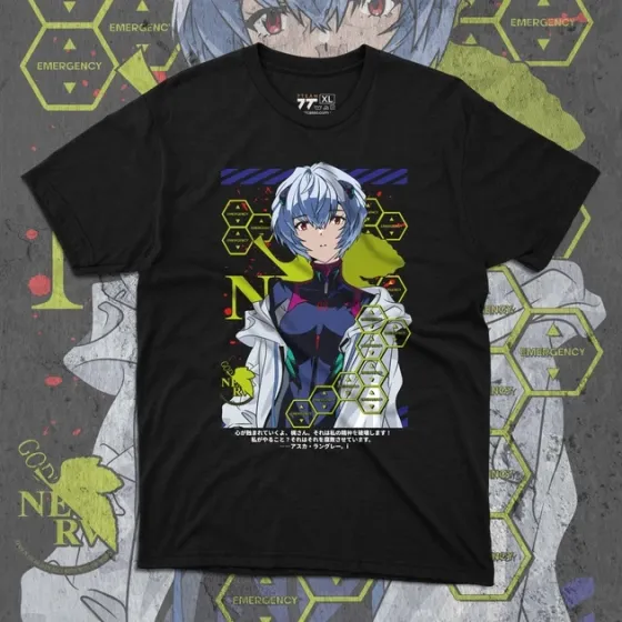 Футболка для подростка мальчика с принтом Evangalion Рей Аянами Размер 160 Anime10660 Днепр