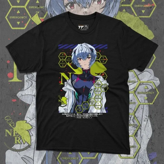 Футболка для подростка мальчика с принтом Evangalion Рей Аянами Размер 160 Anime10660 Днепр - изображение 1