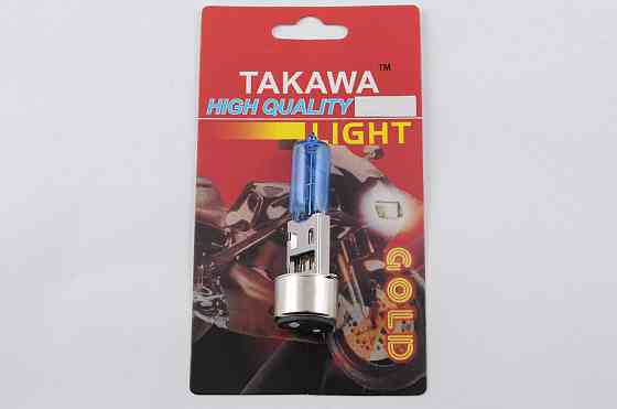 Лампа BA20D (2 вуса) 12V 35W/35W (супер біла) (блістер) TAKAWA (mod:A) Київ