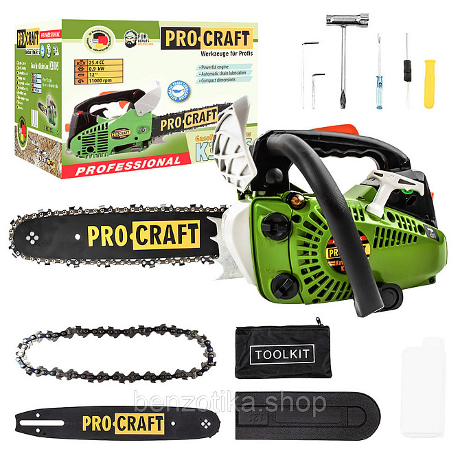 Бензопила Procraft K300S (Шина, ланцюг 30) Киев - изображение 1