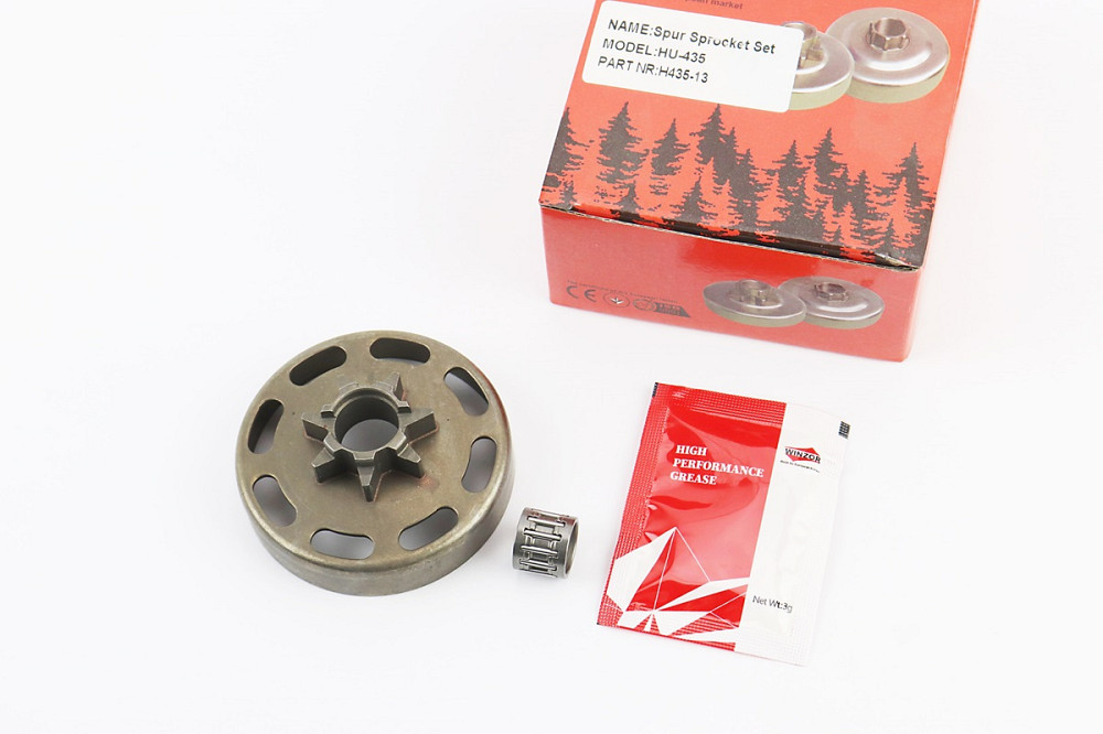 Тарілка зчеплення "зірка" 325-7 Husqvarna-435/435е/440 + підшипник + мастило Київ - фото 1