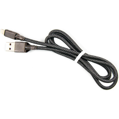 Дата кабель USB 3.0 AM to Lightning 1.0m 4A black Dengos (NTK-L-KPR-USB3-BLACK) Вінниця - фото 3