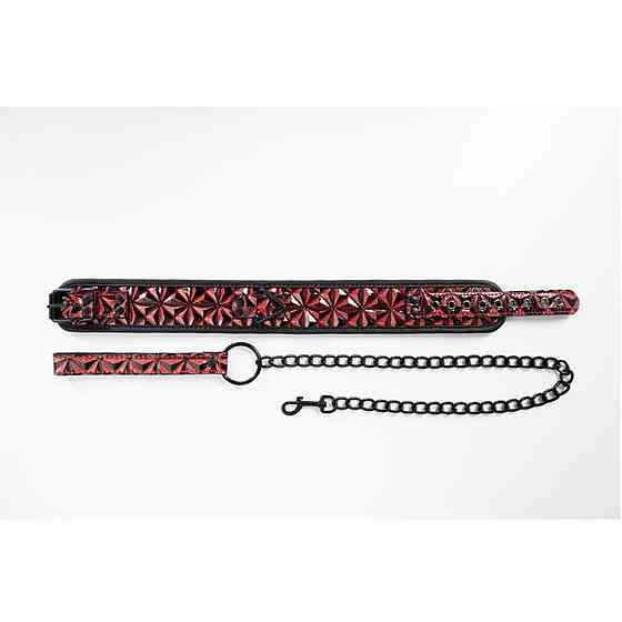 Нашийник Fantasy зі повідцем Collar with detachable leash Sex Aura Київ
