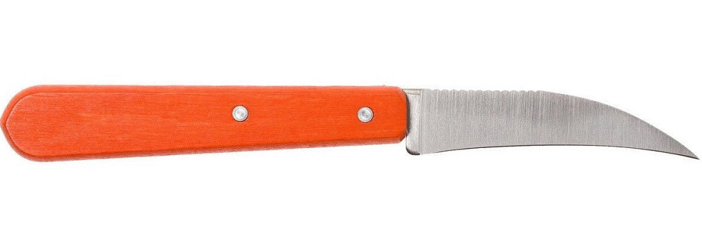Кухонный Нож изогнутый для очистки овощей и фруктов Opinel No.114 