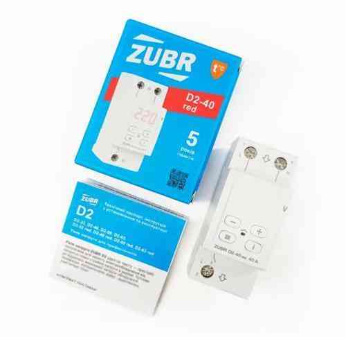 Реле напруги D2-40 red ZUBR Харків