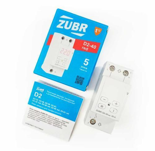 Реле напряжения D2-40 red ZUBR Харьков - изображение 2