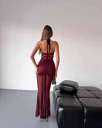 Жіноча стильна елегантна напівпрозора сукня мікродайвінг + сітка 44/46 Одеса