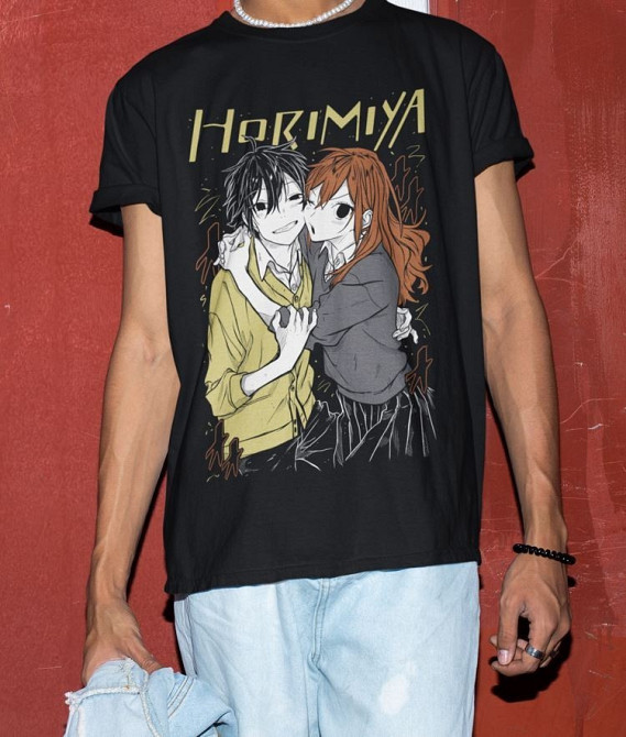 Футболка аниме Хори Сан То Мийамура оверсайз (S/M/L) Черний AnimeJ0871 Днепр - изображение 2