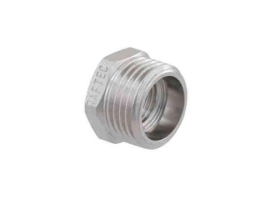 Футорка 1/2 Зх1/4 В латунь, ЗВ, DN15х8, никель, F01001 ТМ RAFTEC Киев