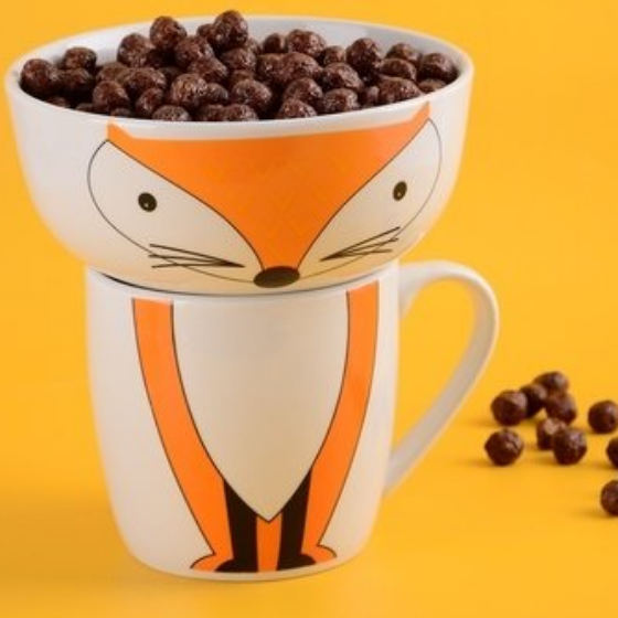 Набір дитячого посуду Happy Fox 2 предмети:(піала/чашка) YF6012 LIMITED EDITION Житомир - изображение 5