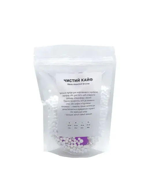 Крафтове мило-член із присоскою Чистий Кайф Violet size S натуральне Львів - фото 4