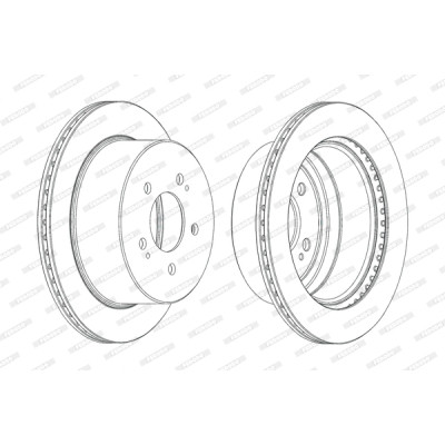 Гальмівний диск FERODO DDF2170C Вінниця - фото 1