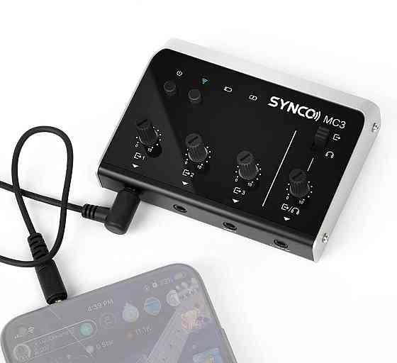 Мікшерний пульт для телефону чотирьох канальний Synco MC3-LITE Київ