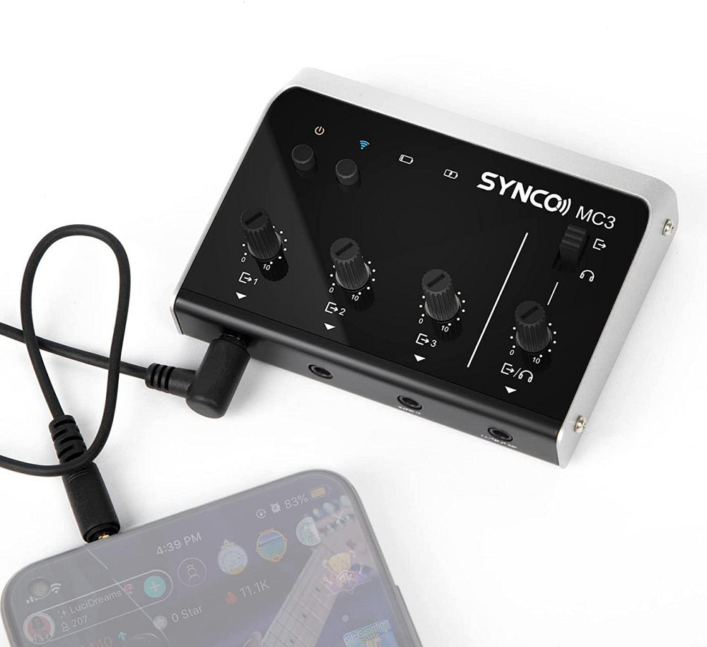 Мікшерний пульт для телефону чотирьох канальний Synco MC3-LITE Київ - фото 2