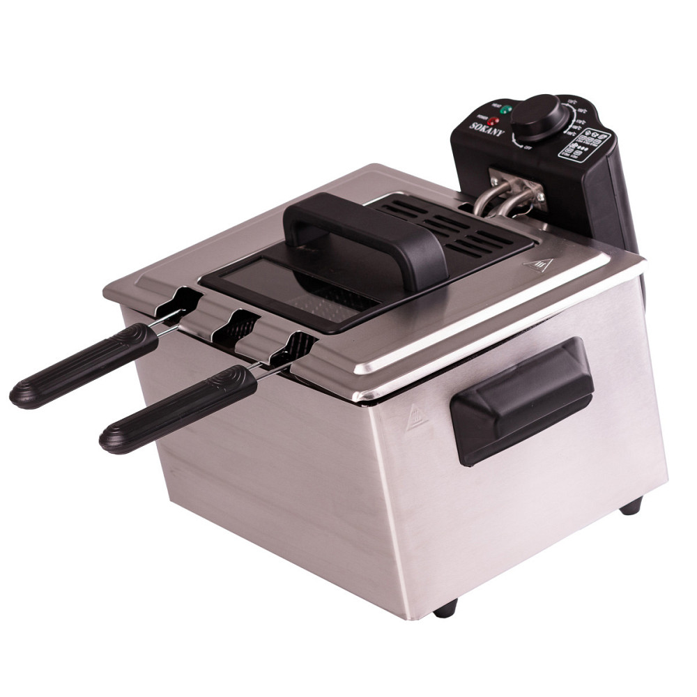 Sokany Фритюрниця Sokany електрична на 5 літрів, професійна Коломыя - изображение 2