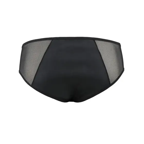 Чоловічі сліпи на блискавці Passion 042 SLIP TIMMY L/XL Black, екошкіра, сітка Львів