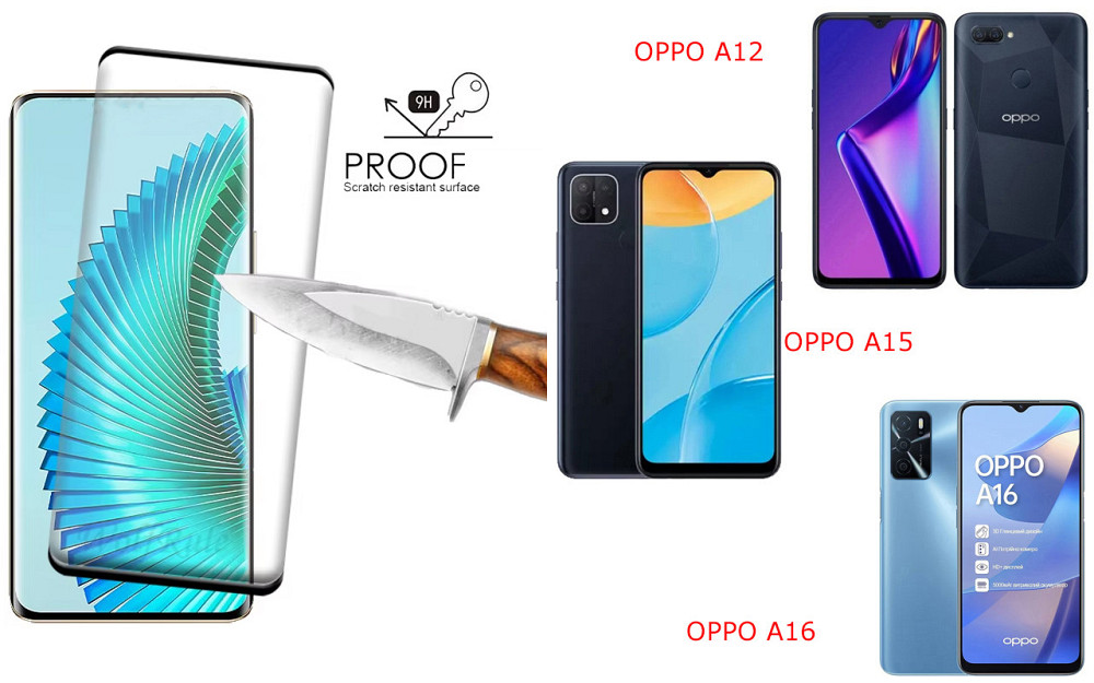 Защитное стекло HyperGlass Pro для OPPO A12, OPPO A15, OPPO A16 – максимальная чувствительность и защита Киев - изображение 1
