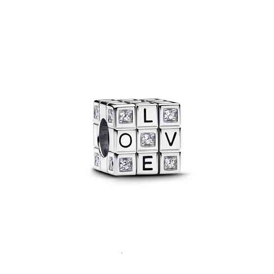 Срібна намистина Pandora Рухомий кубик 793672C01 Київ