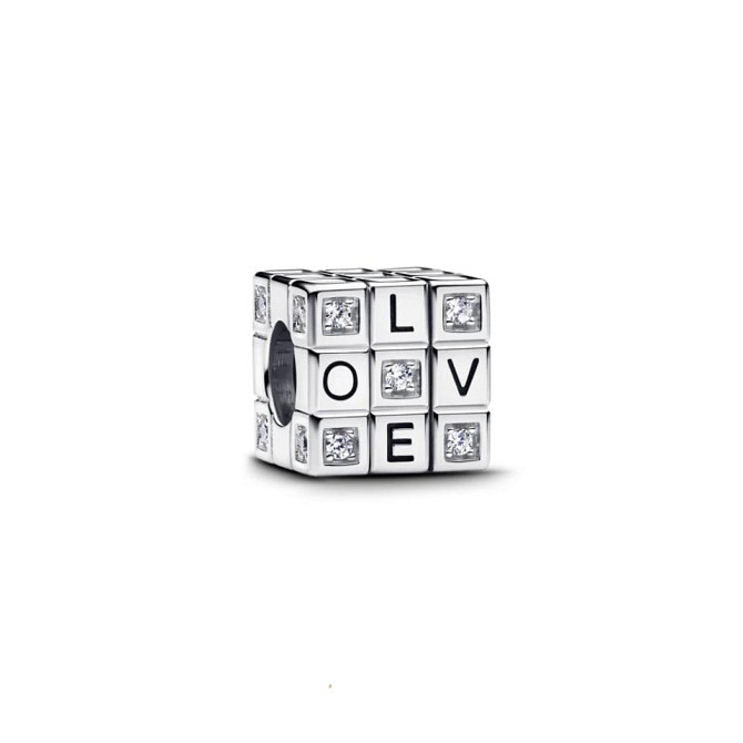 Серебряная бусина Pandora Подвижный кубик 793672C01 Киев - изображение 1