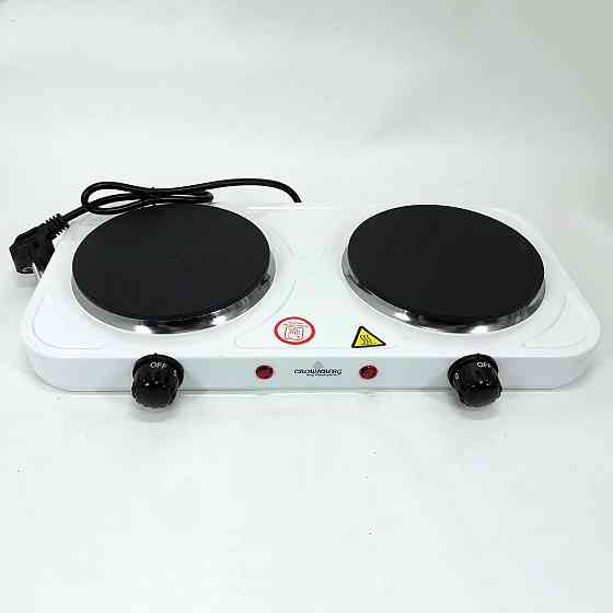 Электрические плиты настольные двухкомфорочные Crownberg CB-3746, Плита бытовая двухкомфорочная SV-34 Львов
