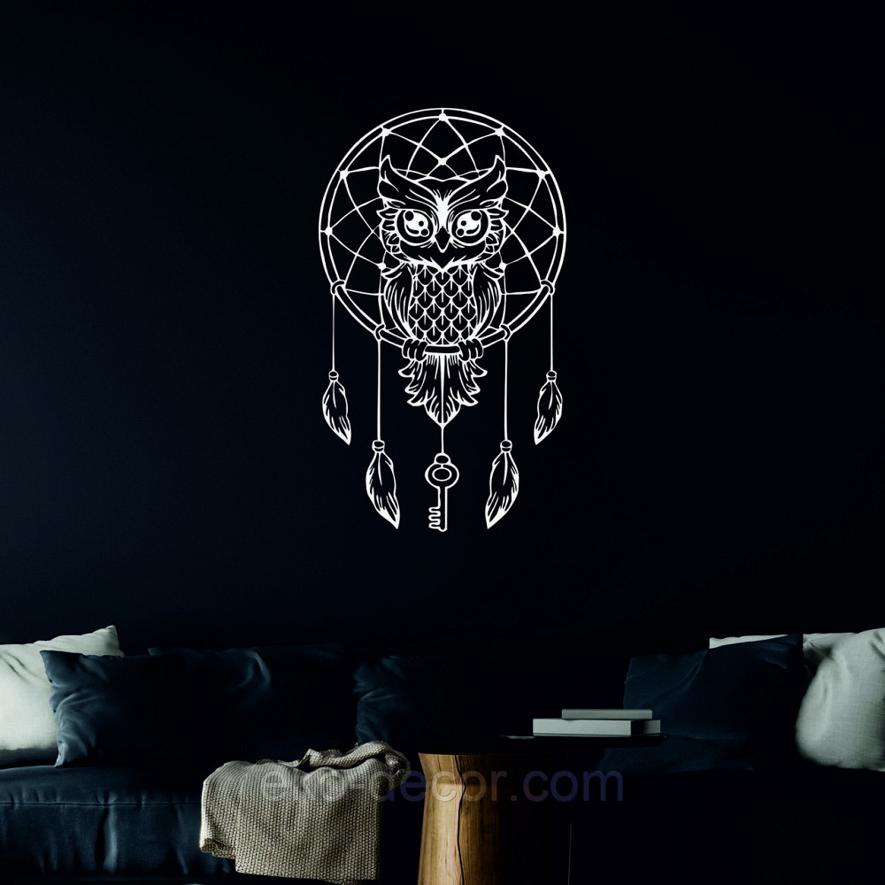 Декоративное настенное Панно «Ловец снов» Декор на стену 70*40 см, Белый Киев - изображение 7