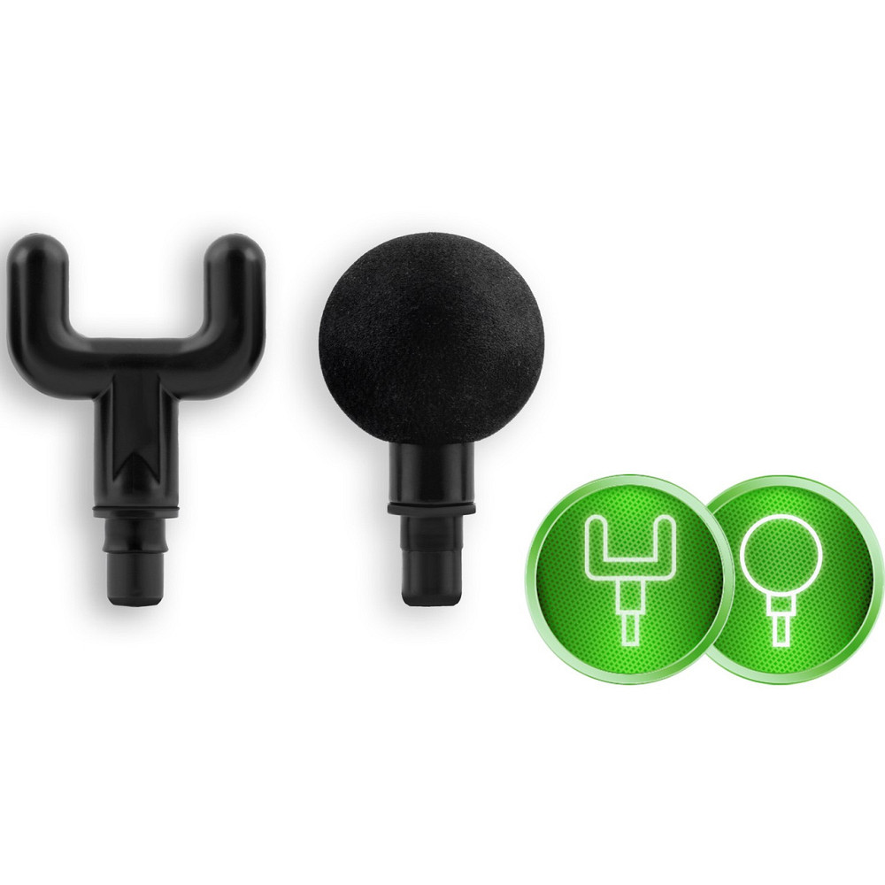 Массажный пистолет многофункциональный 8 насадок NS-501 Neo-Sport черный Киев - изображение 8