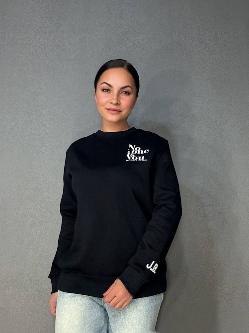 Світшот жіночий Pepper&mint 23-18 утеплений фліс чорний, чорний, M Київ - фото 13