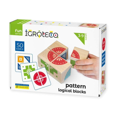 Розвиваюча іграшка Ігротеко Логічні кубики Склади візерунок (900477) Вінниця - фото 1