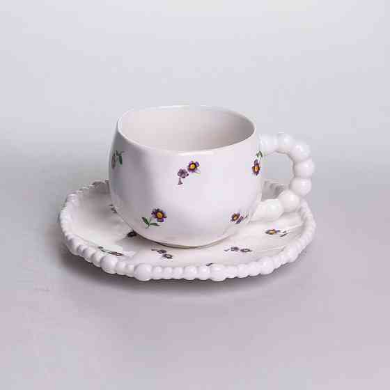 Столовий набір посуду тарілок і чашок 32 предмети на 6 персон Pearl порцеляновий YY78-4A Коломыя