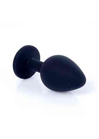 Анальная пробка - Jewellery Silicone Black Plug M Pink Sex Aura Киев