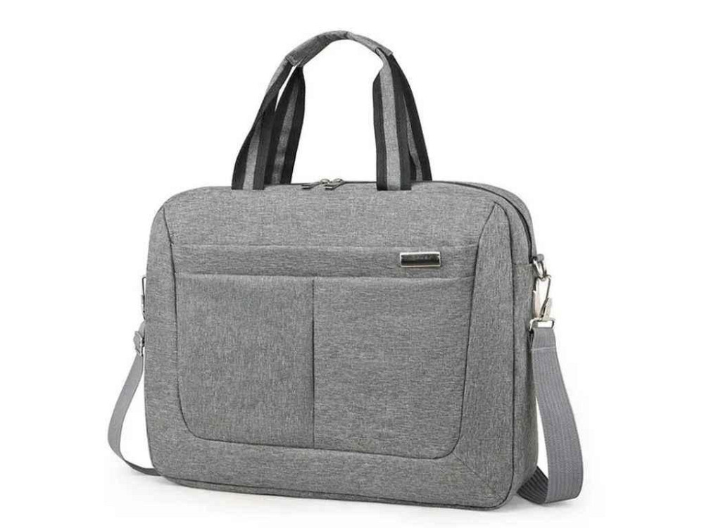 Сумка для ноутбука текстиль 29*40*7см сірий арт.K2150-2 ТМ КИТАЙ Київ - фото 1