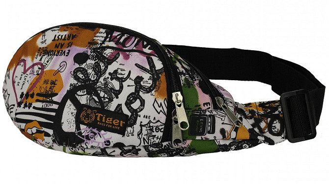 Сумка-бананка Tiger Moon Print Money зеленый S172380 Киев - изображение 2