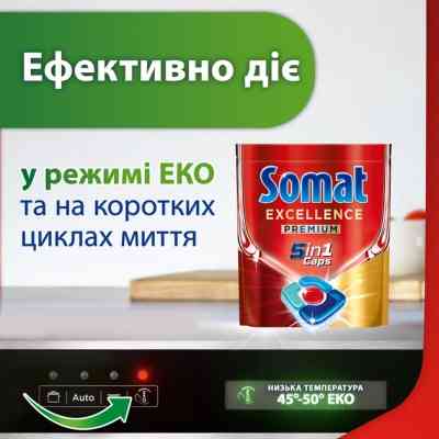 Таблетки для посудомийних машин Somat Excellence 5-в-1 20 шт. (9000101808384) Вінниця