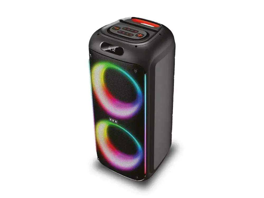 Акустична переносна колонка ZXX-5504 1000Вт 2x6,5" 240х235х545мм TWS/FM/USB/TF/BT/LED/REC/MIC Одеса - фото 2