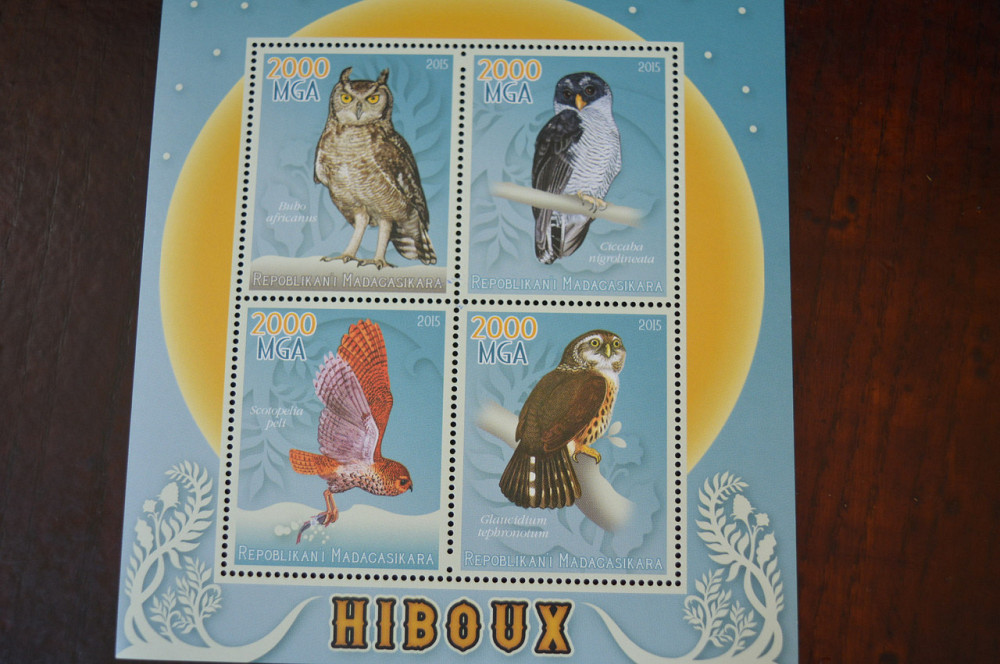 Мадагаскар. Фауна. Личности. Блок. (А-35) Полтава - изображение 1