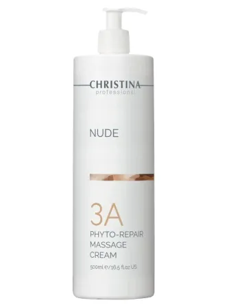Фіто-відновлювальний масажний крем для тіла (крок 3A) Christina Nude Phyto-Repair Massage 500 мл Дніпро