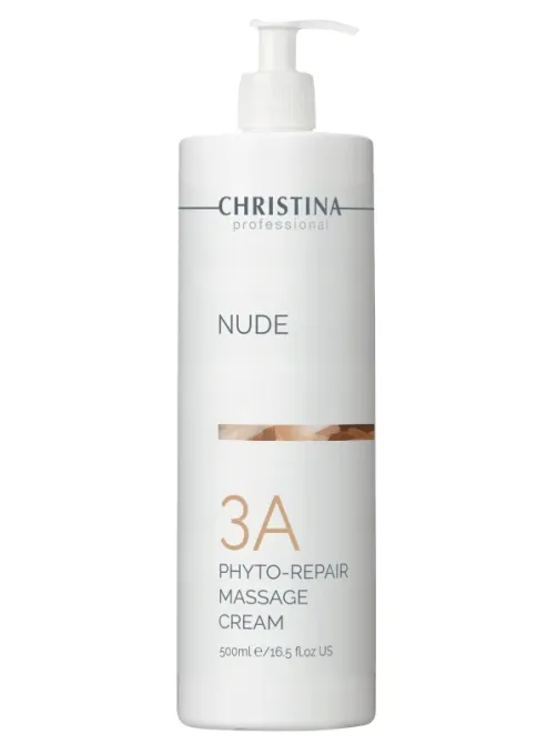Фіто-відновлювальний масажний крем для тіла (крок 3A) Christina Nude Phyto-Repair Massage 500 мл Дніпро - фото 1