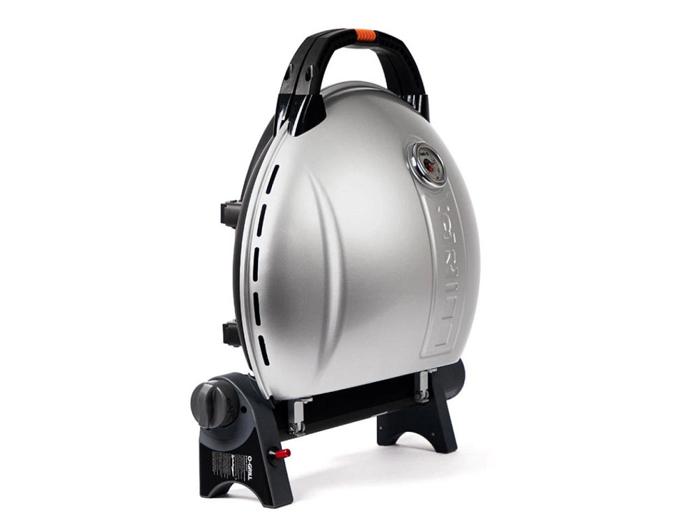 КОМПЛЕКТ Портативный переносной газовый гриль O-GRILL 900, серебро + шланг в подарок! Код: 013373 Ровно - изображение 4