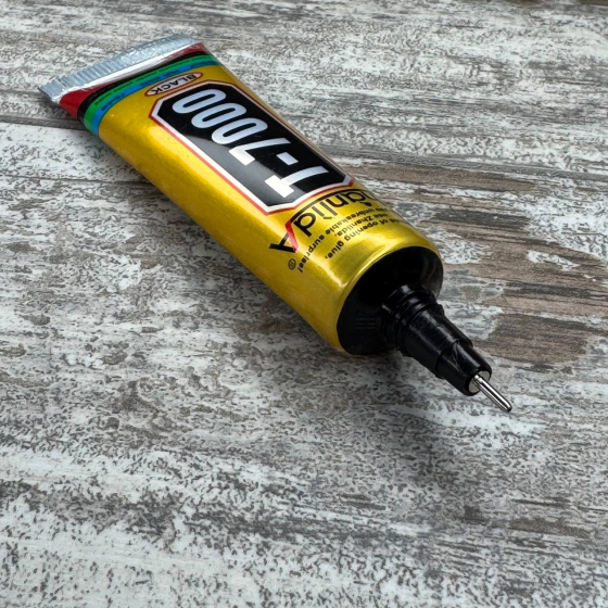 Клей промисловий T-7000 15 мл чорний для тачскрінів і дисплеїв смартфонів Київ