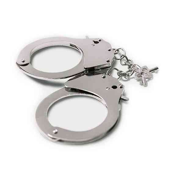 Наручники металлические Adrien Lastic Handcuffs Metallic (полицейские) Sex Aura Киев
