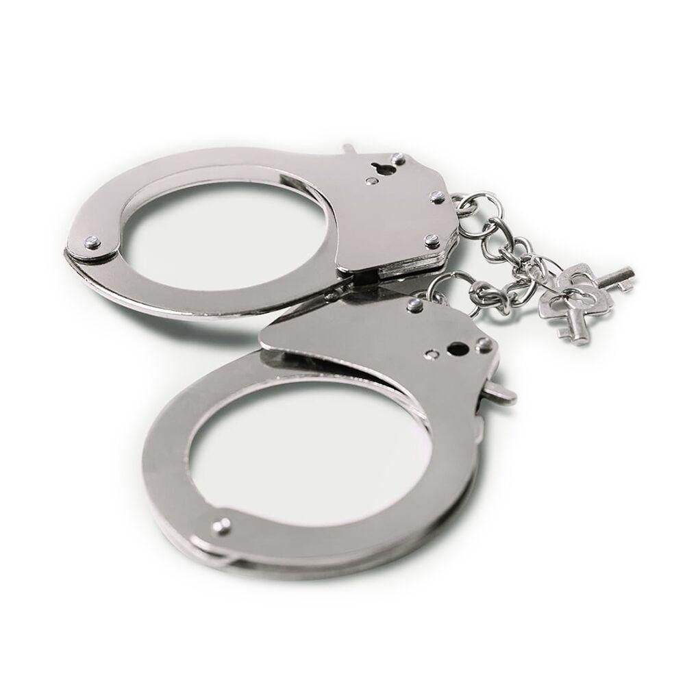 Наручники металлические Adrien Lastic Handcuffs Metallic (полицейские) Sex Aura Киев - изображение 2