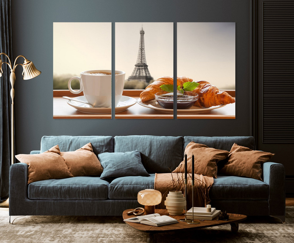 Модульная картина в гостиную / спальню  Франція  ART-138_3A 70х130 см Киев - изображение 3