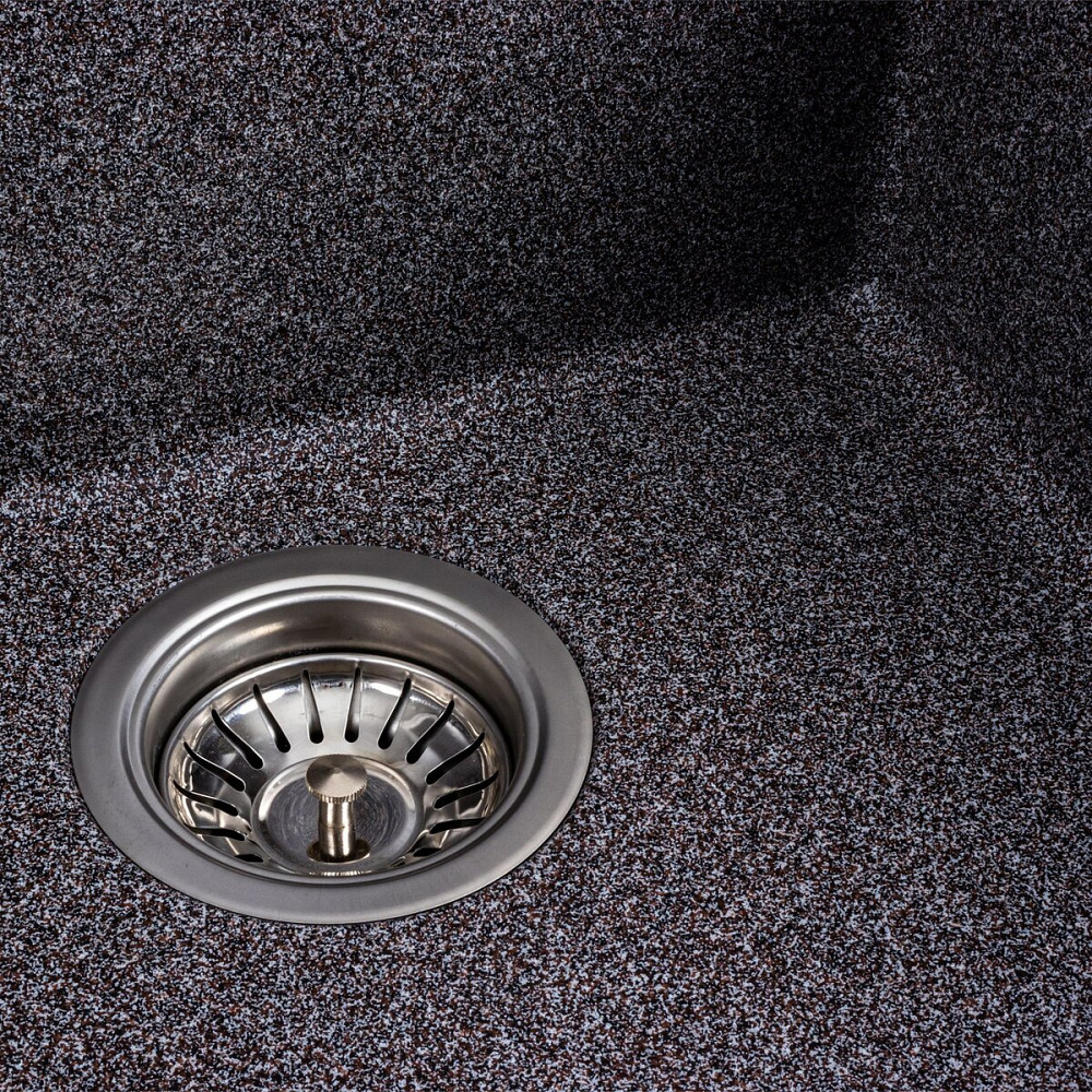 Гранітна мийка для кухні VALESO 4040 RUBA матовий мікс Коломыя - изображение 6