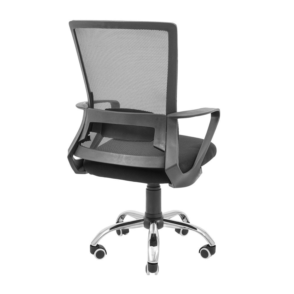 Офісне крісло керівника Richman Robin Piastra Хром Чорно-сірий Дніпро - фото 4