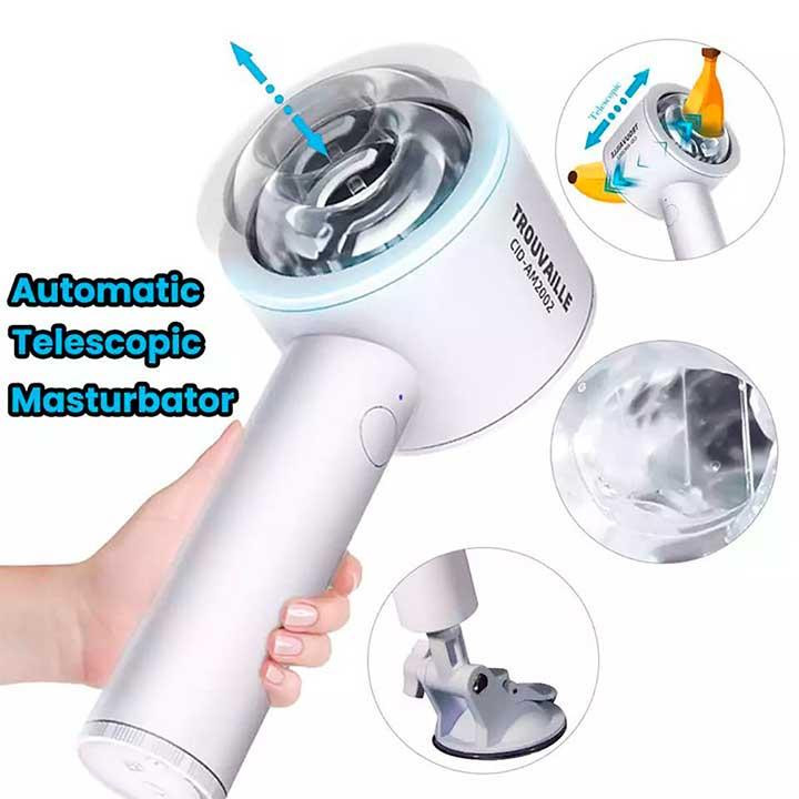 Мужской автоматический мастурбатор на присоске TROUVAILLE Винница - изображение 6