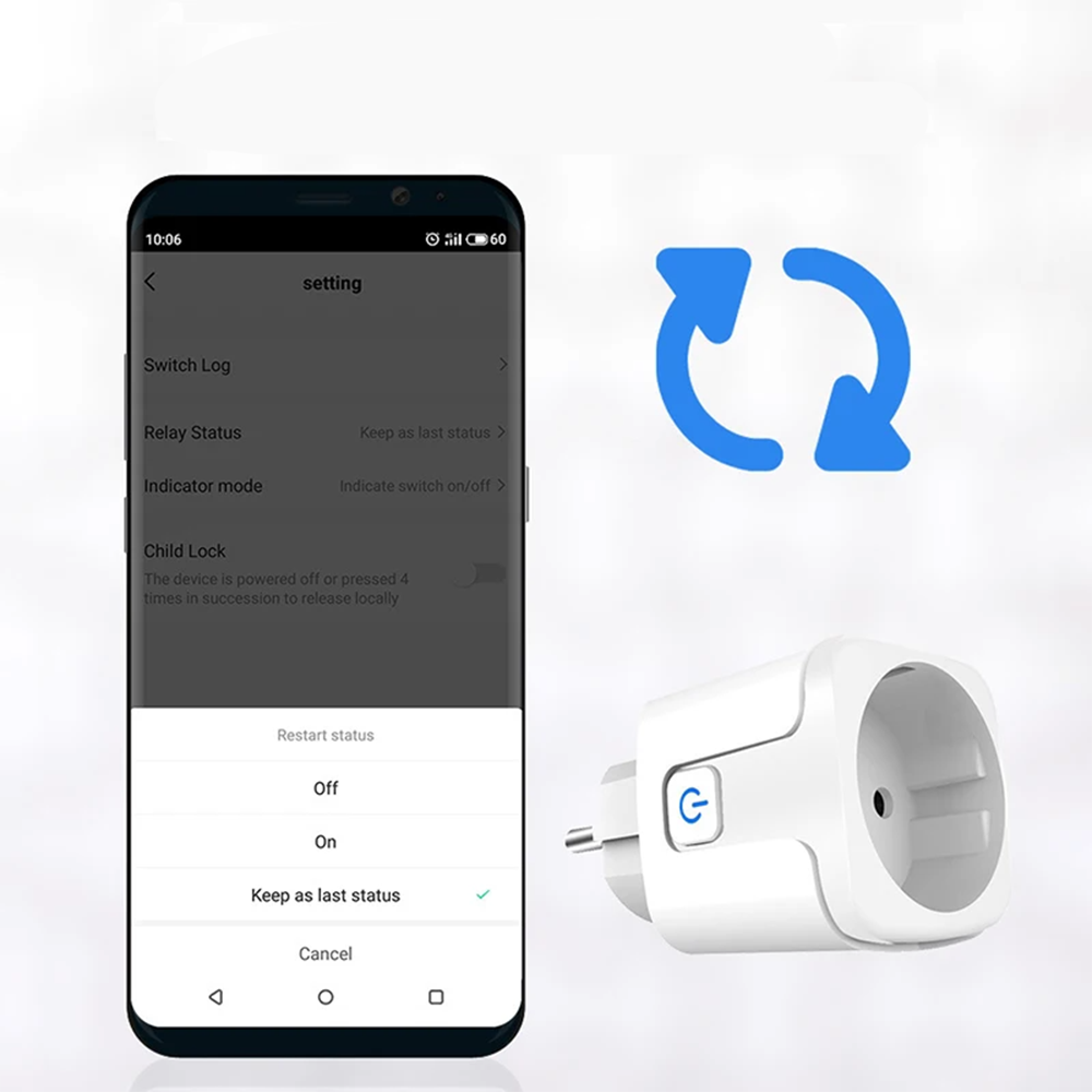 Розумна WiFi розетка 20А з лічильником електроенергії 4400Вт, Tuya Smart / Розетка з таймером та вимикачем Київ - фото 3