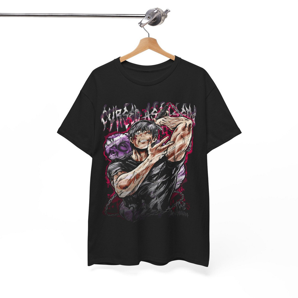 Футболка аниме Магическая битва оверсайз (S/M/L) Черний AnimeJ0139 Днепр - изображение 6