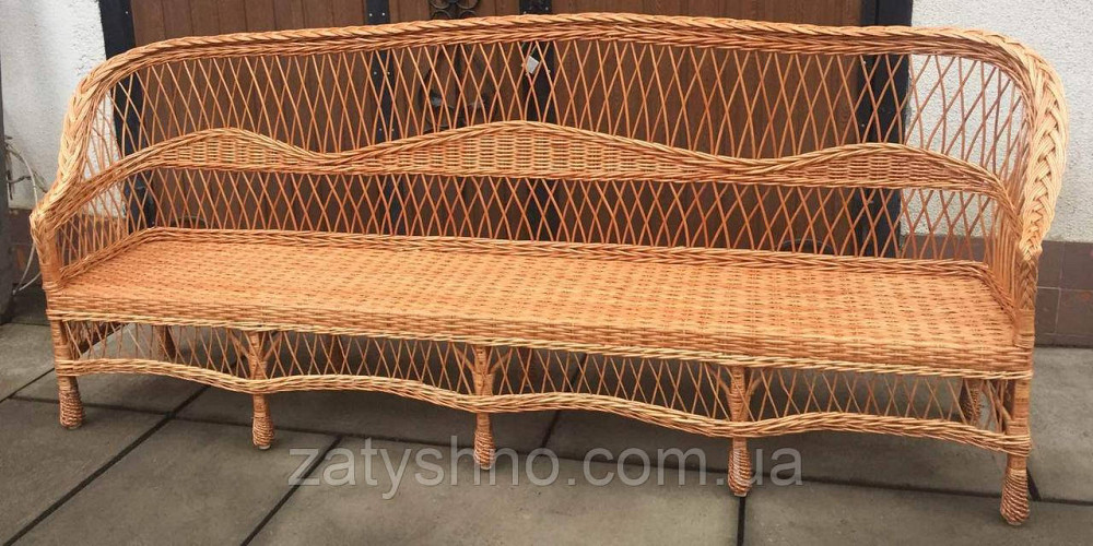Диван плетеный длинный 2, 7 метра Киев - изображение 6